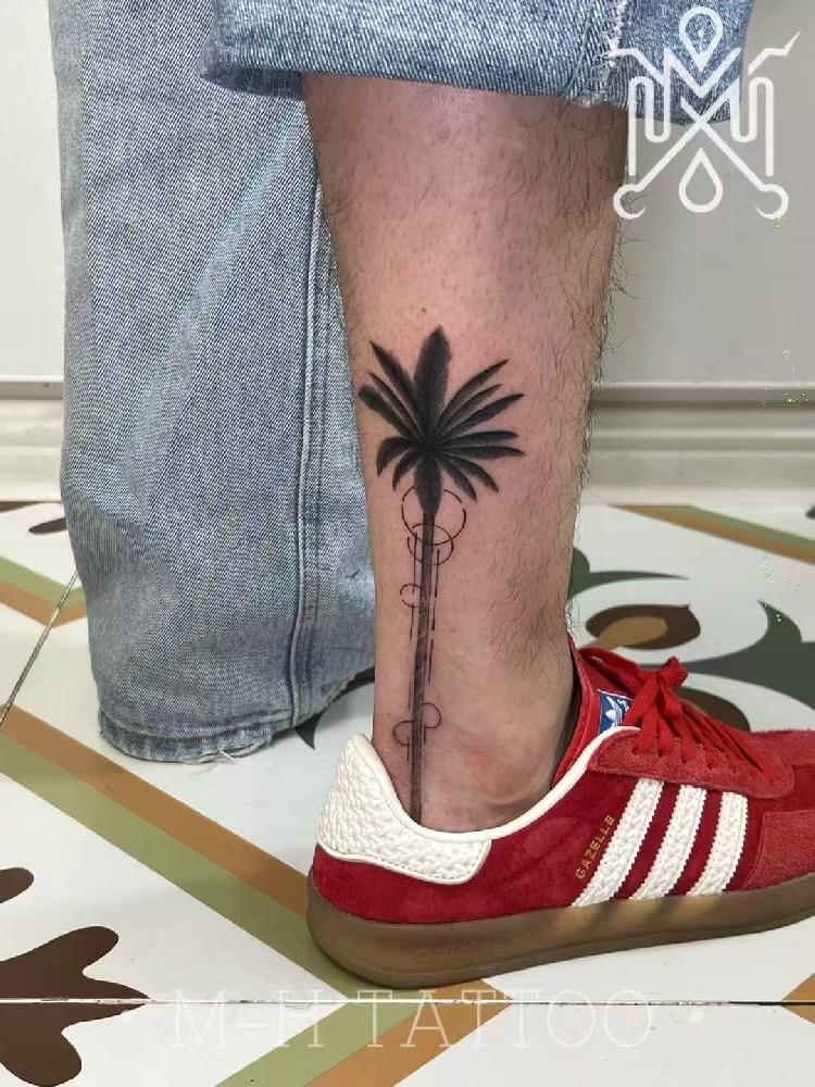 椰子树纹身
